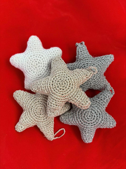 Crochet Large Stars (Set Of 5)